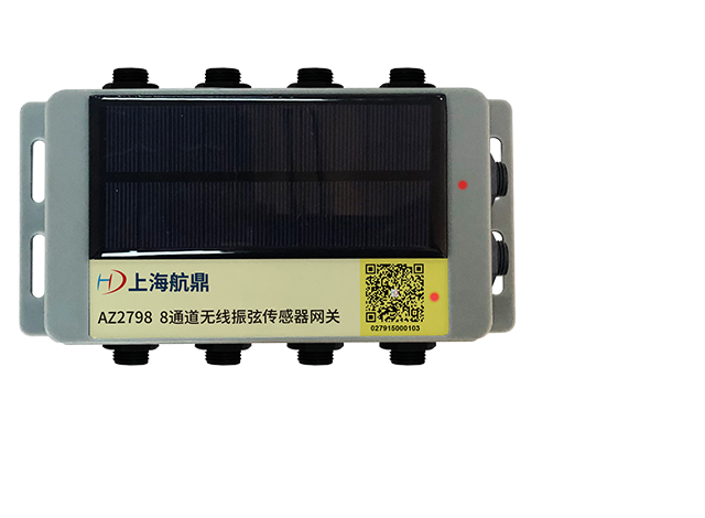 8-channel wireless vibrating wire sensor gateway